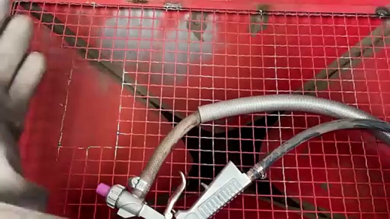 Rust is peeling this Cleaver - Restoration ( with Carbon Fiber Handle)