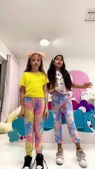 Nastya and Evelyn - funny dance
