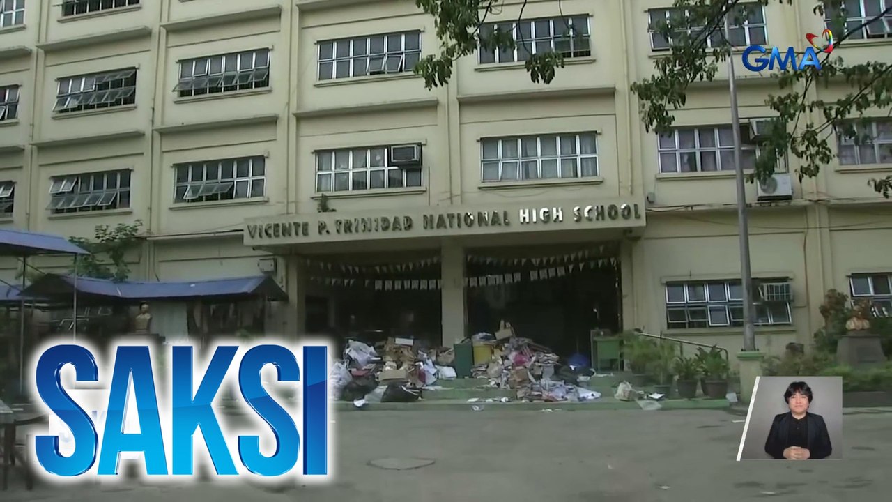 Pagbubukas ng klase sa Valenzuela City, iniurong sa Aug. 5; sangkatutak na basura, iniwan ng bagyo sa ilang paaralan | Saksi