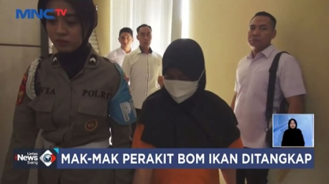 Produksi Bom Ikan, Emak-Emak di Surabaya Diringkus Polisi