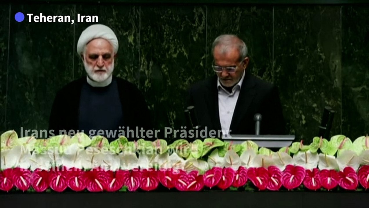 Iran: Peseschkian als neuer Präsident vereidigt