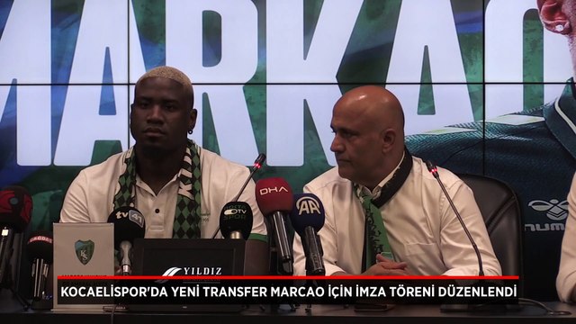 Kocaelipor'a imza atan Marcao taraftarla buluştu!
