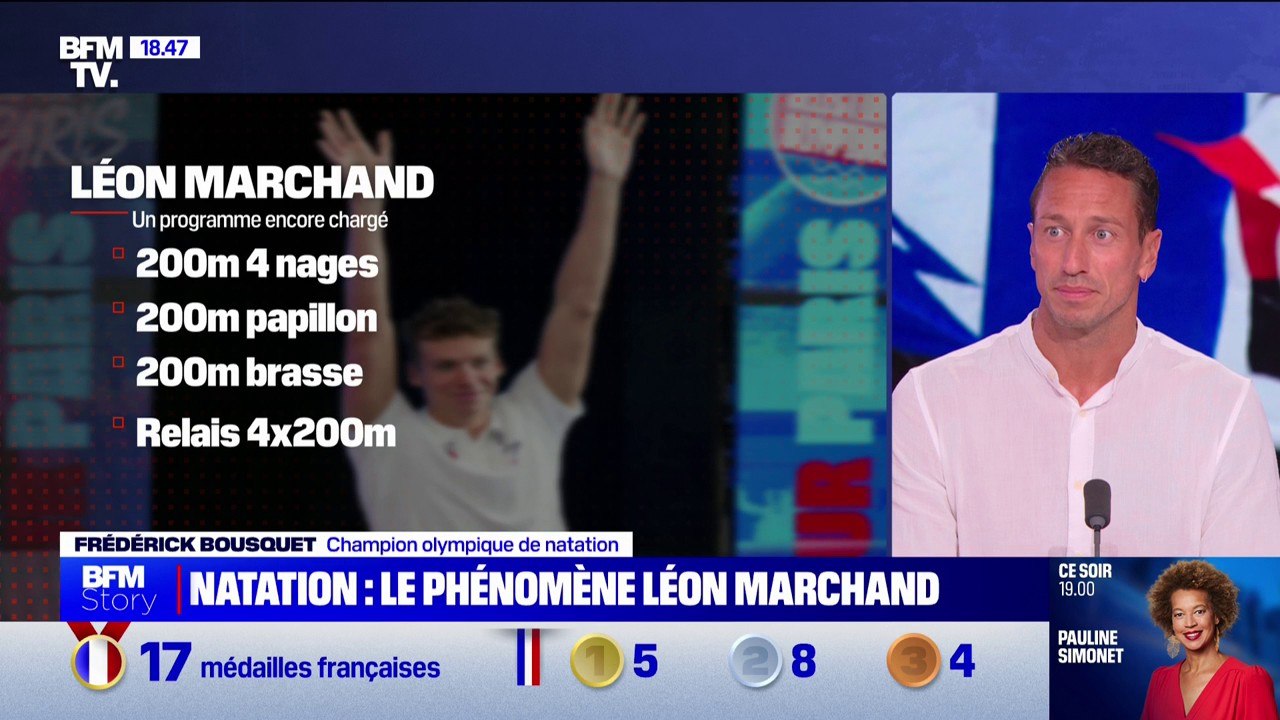 "Il a fait les bons choix tout au long de sa carrière": le champion olympique français, Frédérick Bousquet, commente les exploits de Léon Marchand