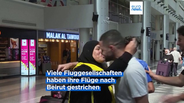 Angst vor Krieg im Nahen Osten: Lufthansa streicht Flüge in den Libanon