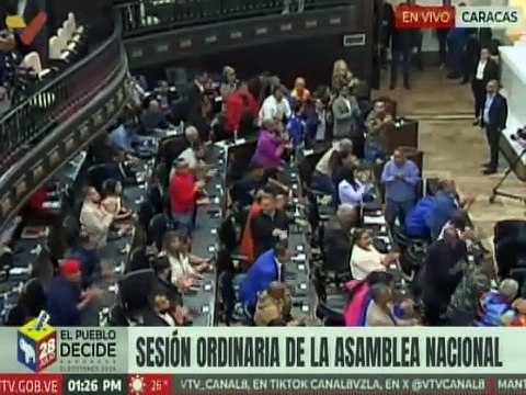 Diputadas y Diputados de la AN aprueban resultados emitidos por el CNE el pasado 28-J
