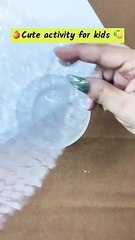 bubble wrapped activity - fingerprinting ￼ #love #craft #papercraft #music ￼