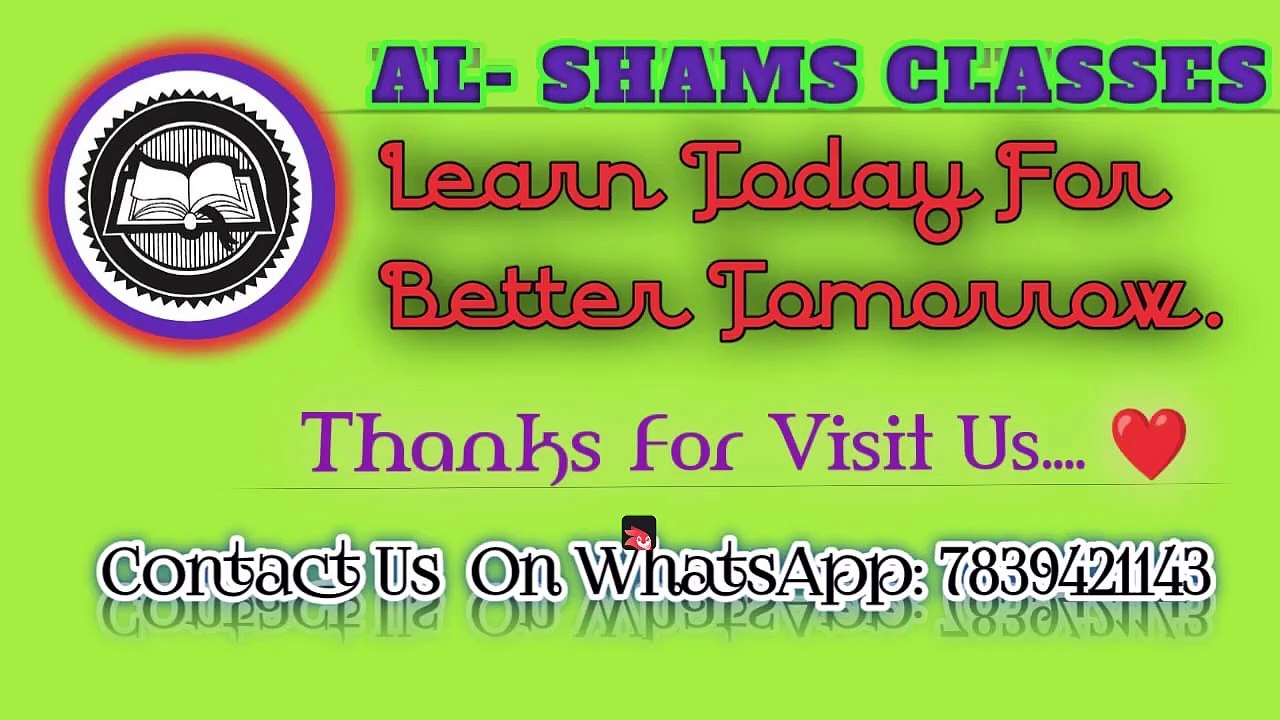 Adjective Class By Shariq Ansari Sir