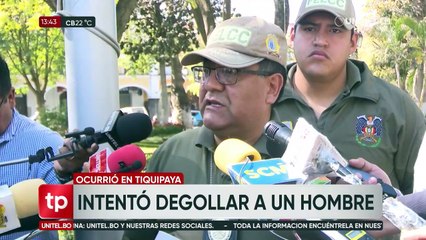 Sujeto intentó degollar al dueño de un negocio de comidas en Tiquipaya