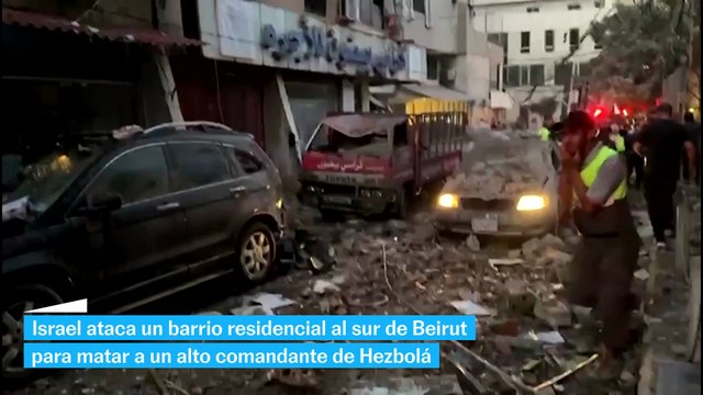 Ataque israelí contra los suburbios del sur de Beirut