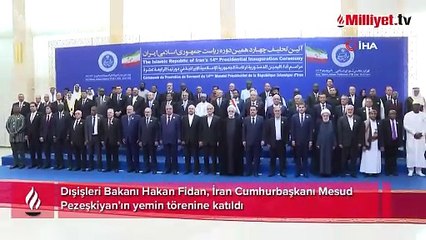 Bakan Fidan, İran Cumhurbaşkanı Pezeşkiyan'ın yemin törenine katıldı