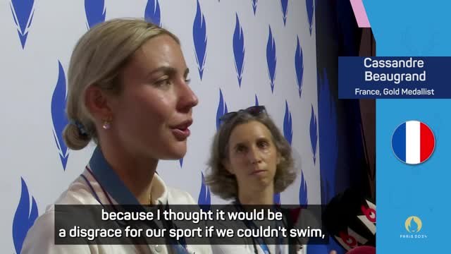 No Seine swim would have been a 'disgrace', slams gold medallist triathlete
