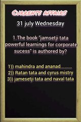 31st July current affairs