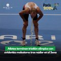 Triatletas presentan malestares en París 2024 tras nadar en el río Sena