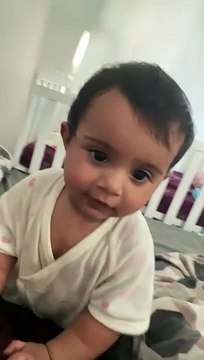Adorable Baby Laughs Heartily at Dad's Voice and Face | Must Watch! cute baby girl my love my princess