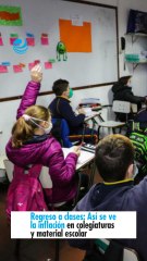 Regreso a clases: Así se ve la inflación en colegiaturas y material escolar