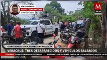 Se reportan 3 desaparecidos tras ataque armado contra empresa en Moloacán, Veracruz
