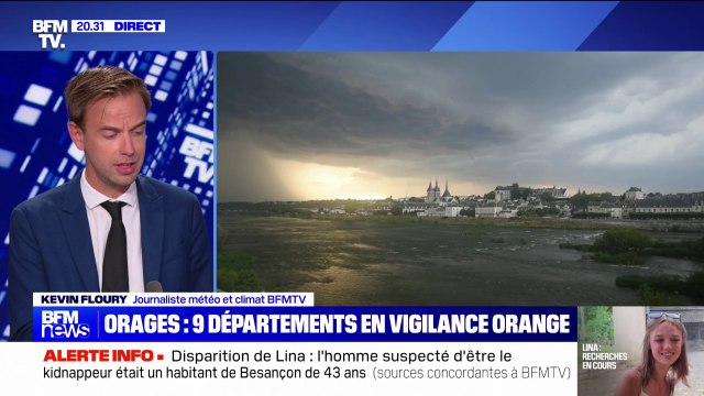 Orages: la commune de Blois est la première touchée ce soir