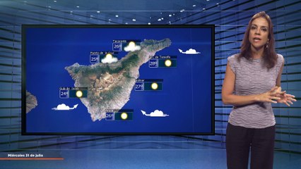 La previsión del tiempo en Canarias para el 31 de julio de 2024, en Atlántico Televisión.
