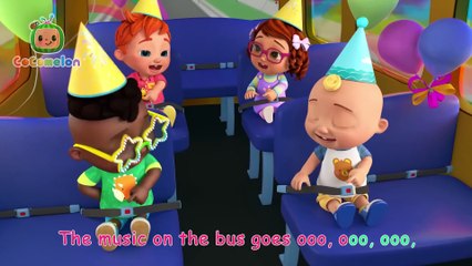 Wheels on the Birthday Bus Song! | Happy Birthday JJ! | CoComelon Nursery Rhymes | Kids Songs
