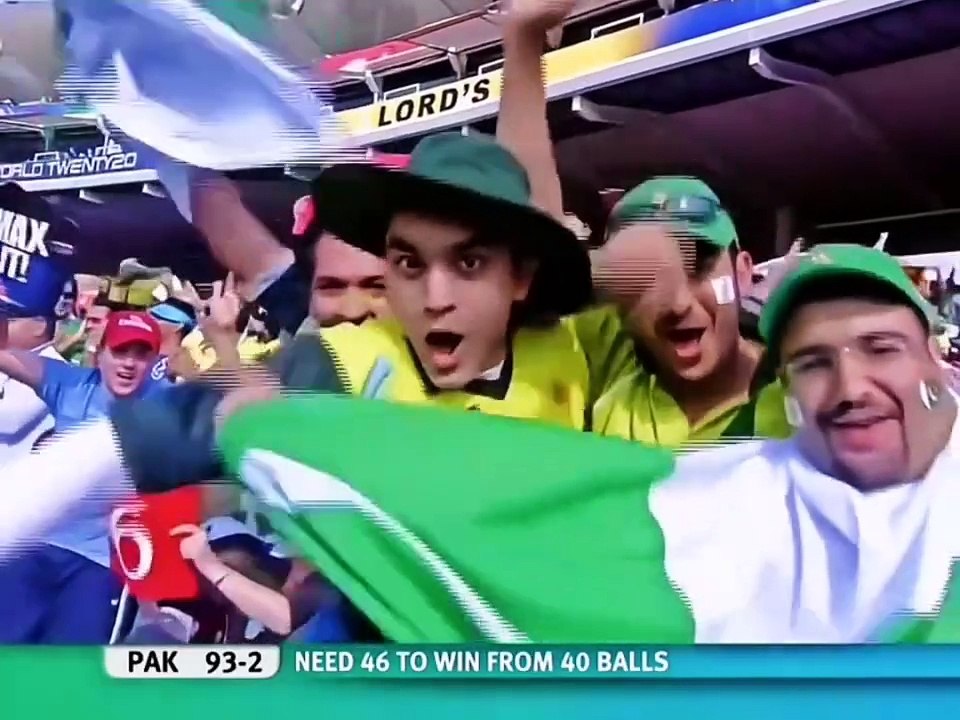 2009 Pakistan T20 world cup Afridi bating in Fainal