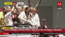 María Corina Machado ofrece mensaje a medios en Caracas, Venezuela