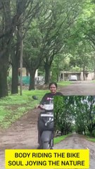 Soul Embracing the nature #dailymotion #riding #bike