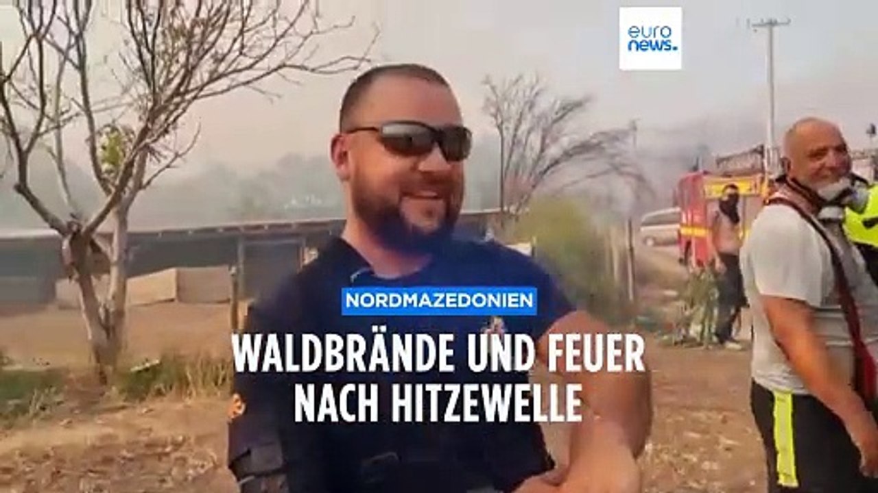 Nordmazedonien ächzt unter der sengenden Hitze: verheerende Schäden durch Waldbrände
