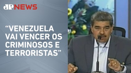 Maduro fala sobre prisão de manifestantes e critica derrubada da estátua de Chávez: “Infame”