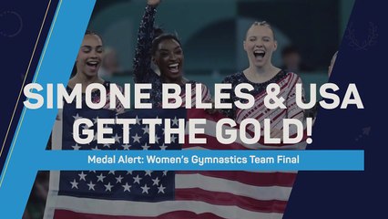 Medal Alert - Simone Biles & USA win gold