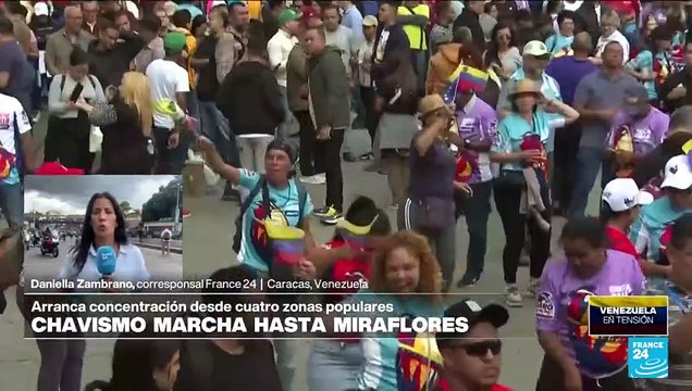 Informe desde Caracas: seguidores del chavismo se manifiestan para defender triunfo de Maduro