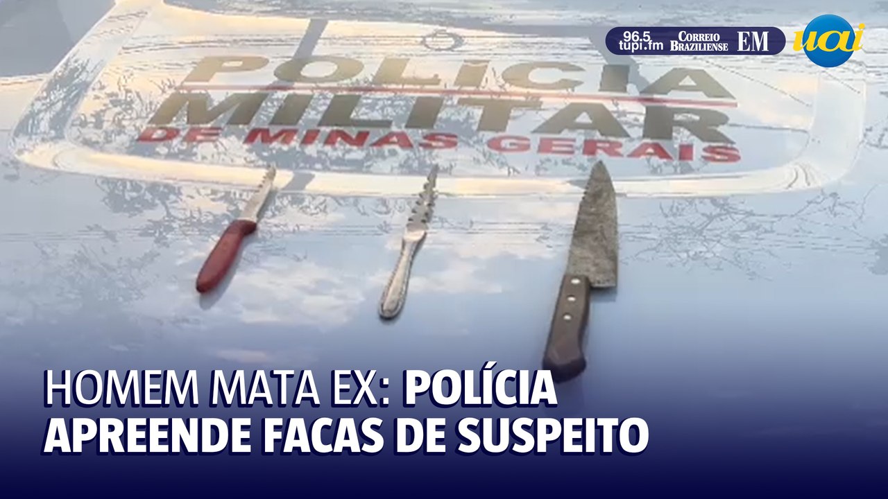 Polícia apreende facas de suspeito de matar ex