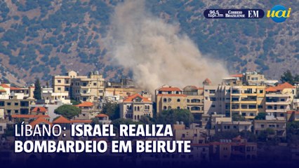 Israel bombardeia Hezbollah em Beirute