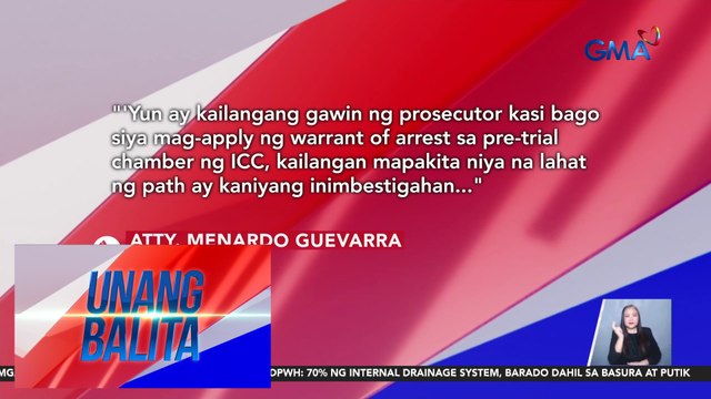 SolGen – Hindi pipigilan ng Pilipinas ang pagtatanong ng ICC prosecutor tungkol sa drug war | Unang Balita
