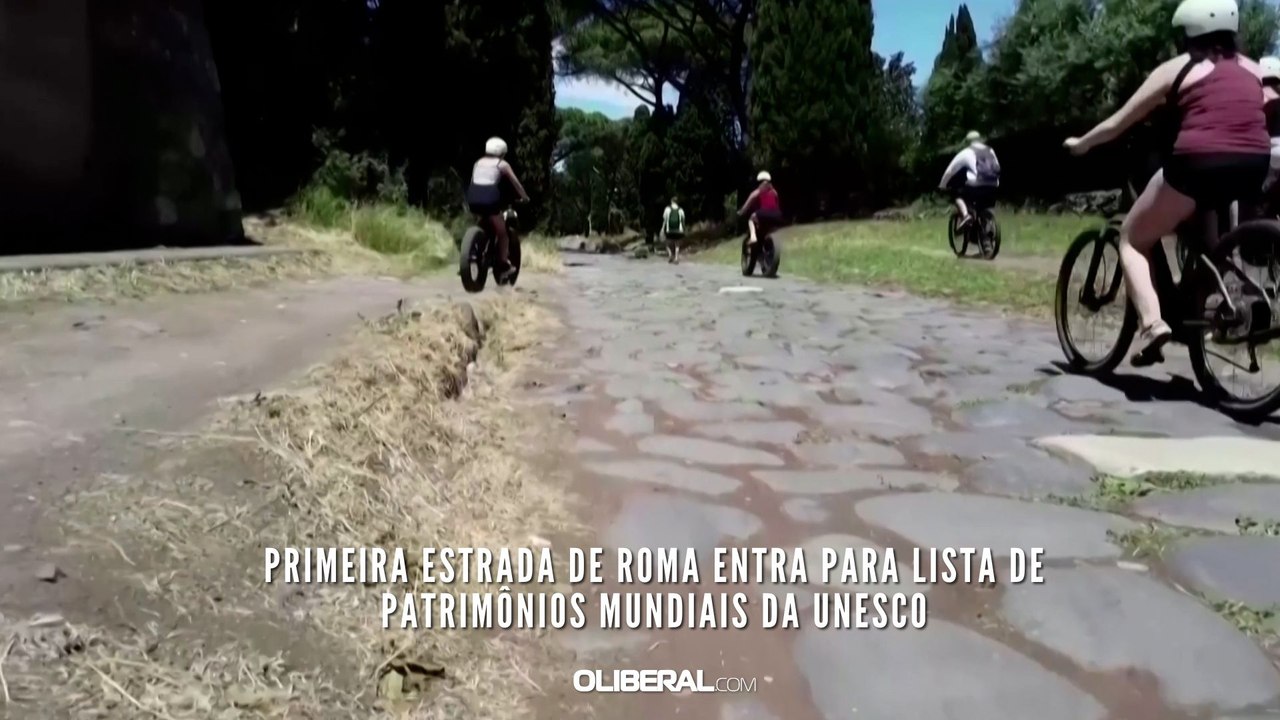 Primeira estrada de Roma entra para lista de Patrimônios Mundiais da Unesco