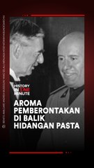 Aroma Pemberontakan terhadap Mussolini di Balik Hidangan Pasta