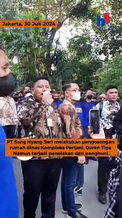 Pengosongan Rumah Dinas Komplek Pertani Ricuh!