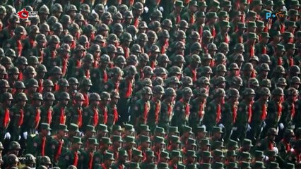 Tentara WA Myanmar Memasuki yang Kuat Memasuki Kota Lashio yang Berperang Dalam Langkah Langka untuk Menjaga Perdamaian