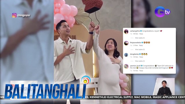 Joyce Ching at asawang si Kevin Alimon, magkaka-baby girl na | Balitanghali