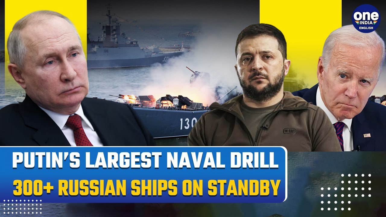 Putin Mobilizes 300 Vessels in Major Naval As Biden-Zelensky Escalate Black Sea Tensions| Watch