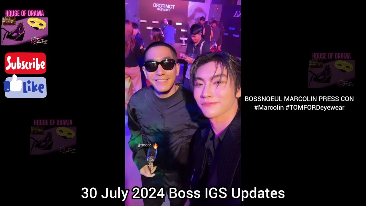 [Eng Sub] 30 July 2024 BOSSNOEUL MARCOLIN PRESS CON #Marcolin # ...