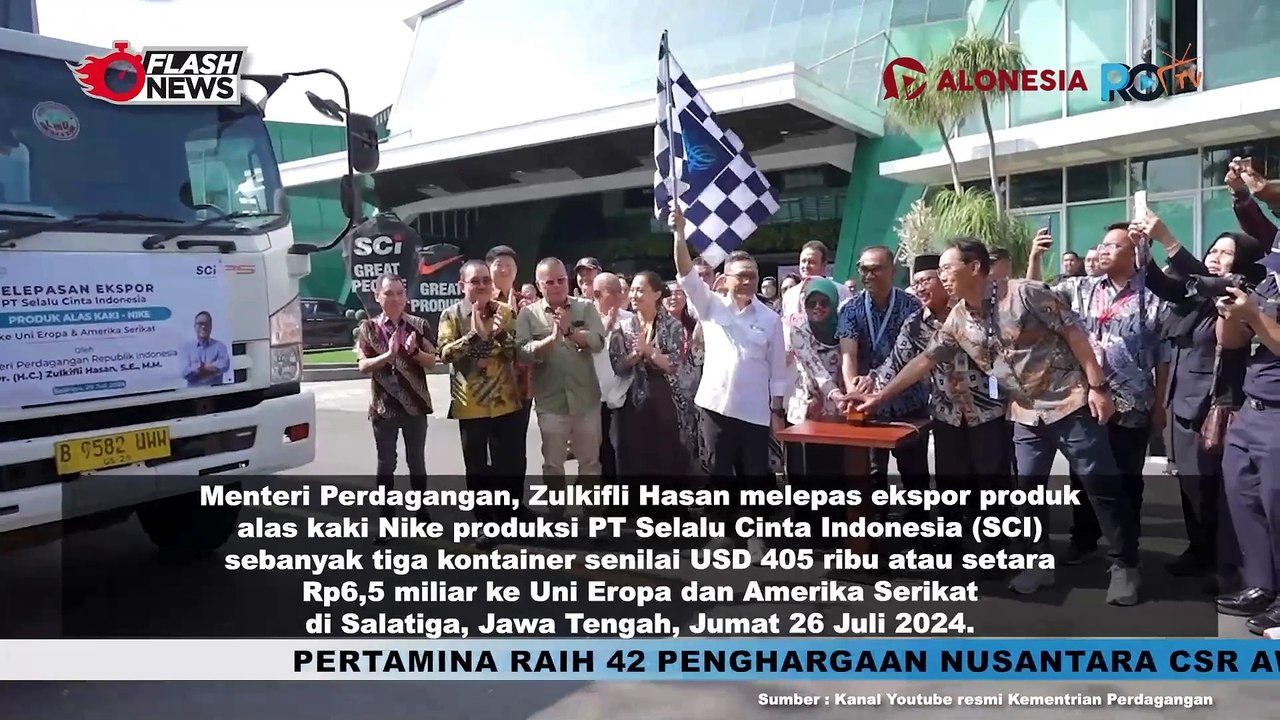 Mendag RI Lepas Ekspor Sepatu ke Uni Eropa dan AS Senilai USD 405 Ribu
