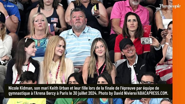 Natalie Portman avec sa fille Amalia, Nicole Kidman en famille... pour soutenir Simone Biles et les Américaines à Bercy