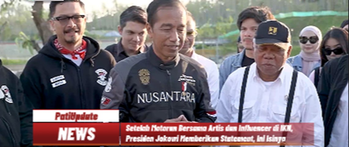 Setelah Motoran Bersama Artis dan Influencer di IKN, Presiden Jokowi Memberikan Statement, Ini Isinya