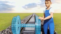 Principle Behind Train Wheels Explained with 3D Animation