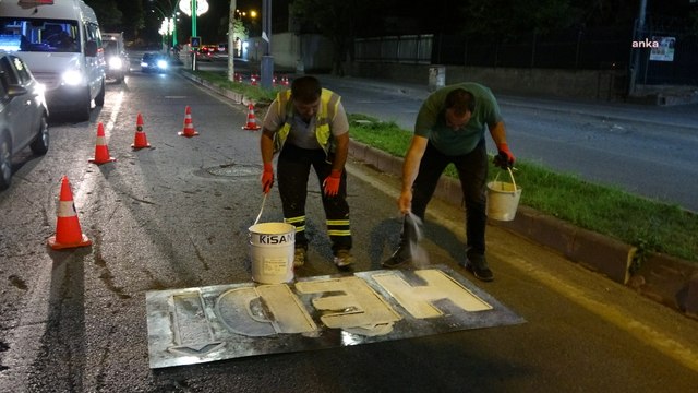 Diyarbakır’da valilik kararıyla silinen sürücülere yönelik Kürtçe yazılar, belediye tarafından yeniden yazıldı