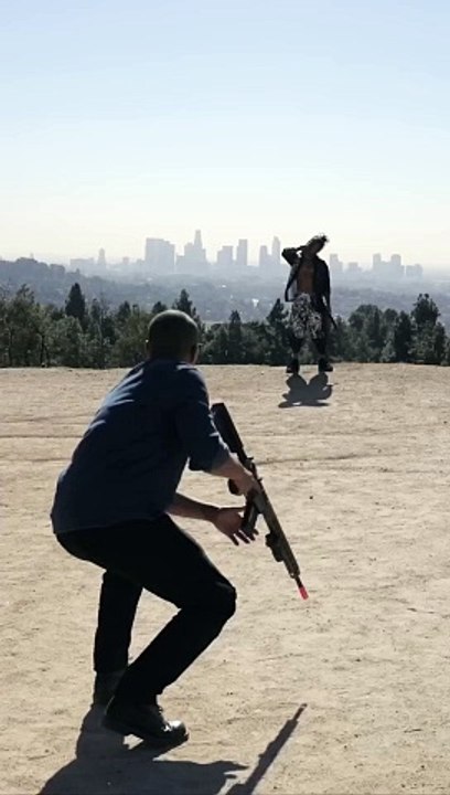 Anime in real life! Fikshun (me) Bullet cut! #short #samurai #fikshun