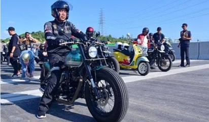 Presiden Jokowi Ajak Artis dan Influencer Motoran di IKN