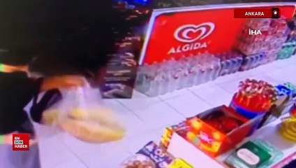 Ankara'da tırdan fırlayan teker genç kıza çarptı