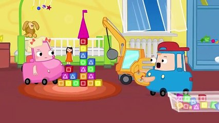 Baby cars make slime! Full episodes of the Wheelzy Family cartoon for kids.