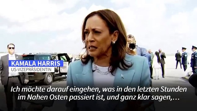 Harris: Israel hat das Recht, sich gegen die Hisbollah zu verteidigen